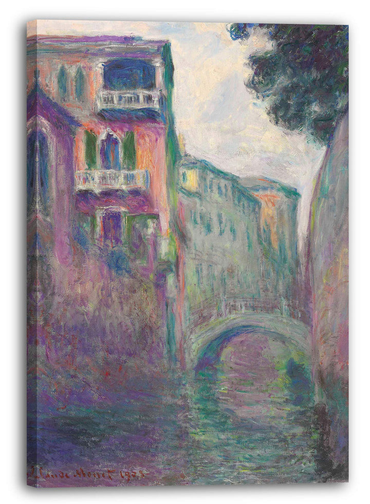 Printed Paintings Leinwand (40x60cm): Claude Monet - Der Rio de la Salute 40x60 cm, 40x60 cm