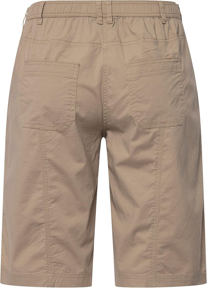 Ulla Popken Damen grosse Grössen Übergrössen Plus Size Cargo-Bermuda, Komfortbund, 4-Pocket-Schnitt