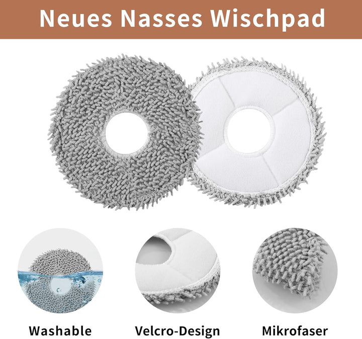18 Zubehörset Anwendbar auf Dreame L10s Ultra / L10 Ultra, Dreame ersatzteile enthält 1 x Hauptbürst