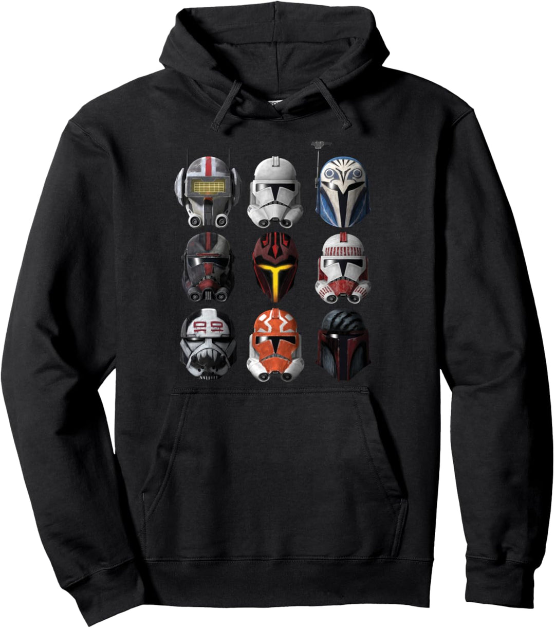 Star Wars: The Clone Wars Clone Helmets Pullover Hoodie