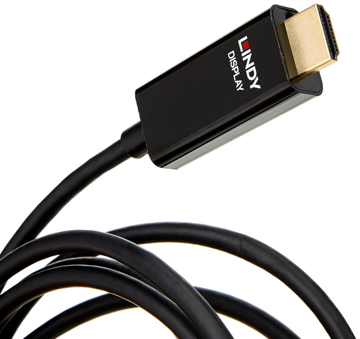 LINDY 40926 2m Aktives DisplayPort an HDMI Adapterkabel mit HDR 2 m, 2 m