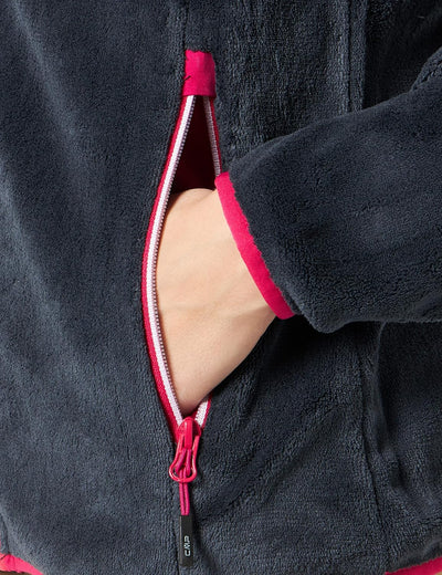 CMP Damen Damen-highloft-fleecejacke Jacket 36 Titan-Fuchsia, 36 Titan-Fuchsia