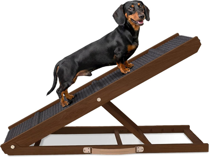 Hunderampe für Bett, kleine bis mittelgrosse Hunde für alle Rassen, 101,6 cm lang, verstellbar, 27,9