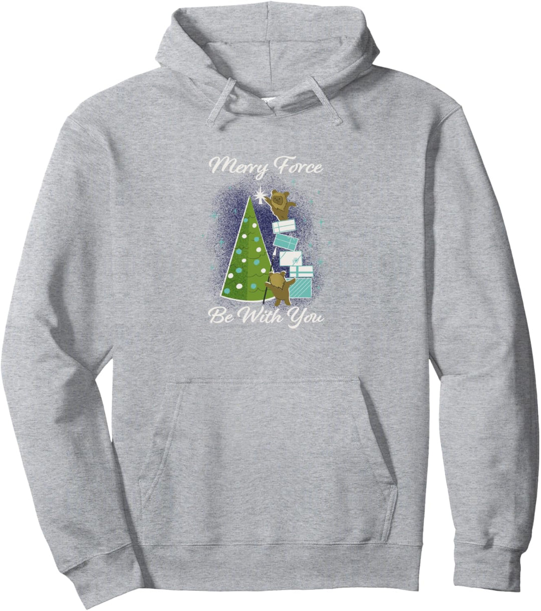 Star Wars Christmas Ewoks Merry Force Be With You Pullover Hoodie