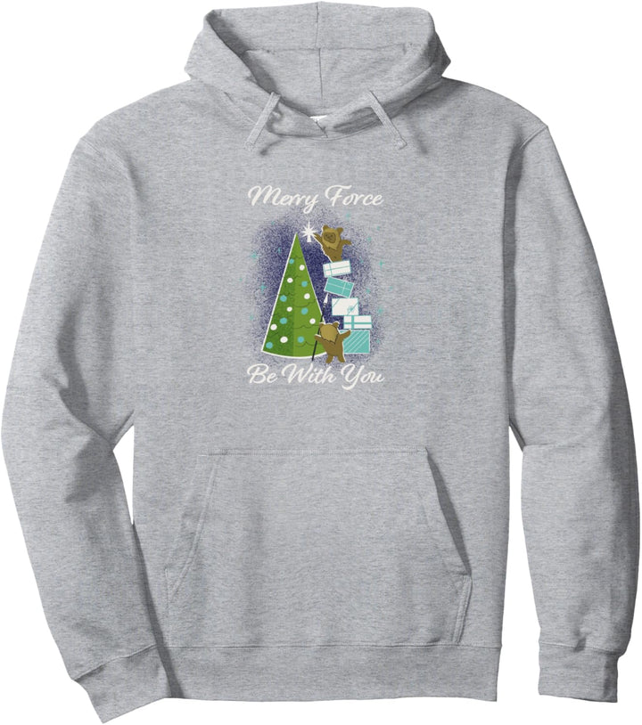 Star Wars Christmas Ewoks Merry Force Be With You Pullover Hoodie