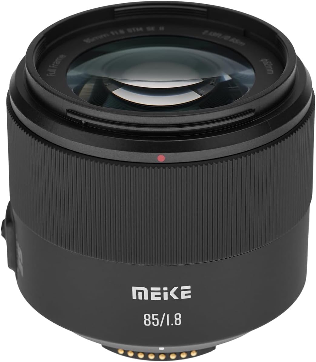 Meike 85 mm F1.8 SE Mark II STM AF Vollformat Autofokus Medium Teleobjektiv Hohe Auflösung 8K Portra