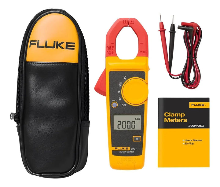 Fluke 302+ 400AC Clamp Meter (FLUKE-302 + / EM ESP)