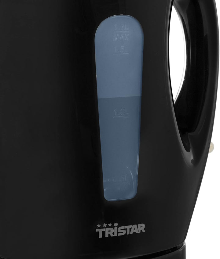 Tristar Wasserkocher - 1,7 Liter Fassungsvermögen, 2200 Watt, Füllmengenmarkierung, Strix-Controller