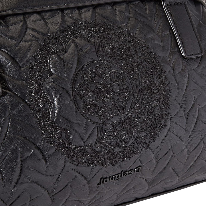 Desigual Damen Bols_azalea Loverty 2.0 Hand Bag, Schwarz, Einheitsgrösse EU
