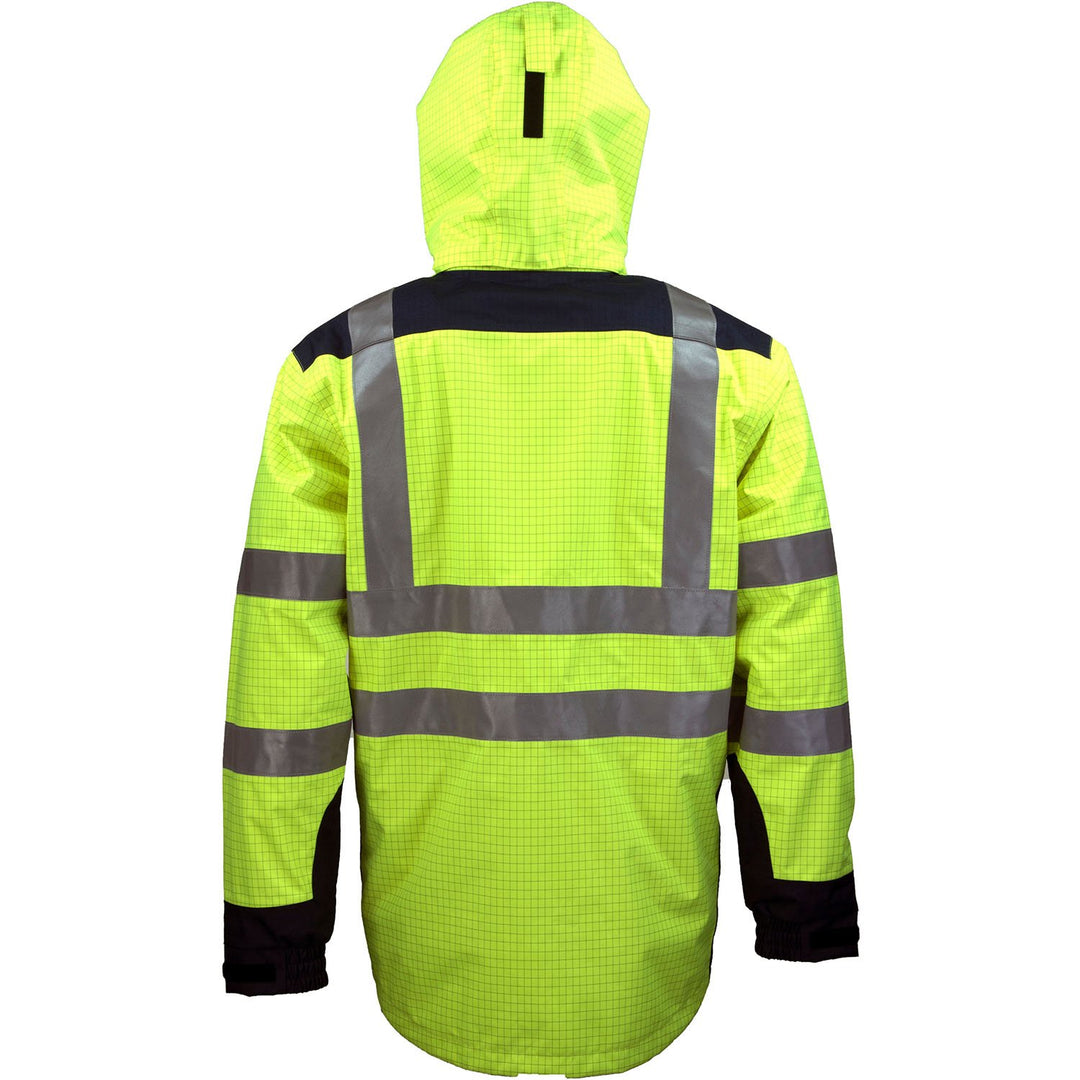 ASATEX Wetterschutz-, Flamm- und Warnschutzjacke 3850G, leuchtgelb, Gr. M, M