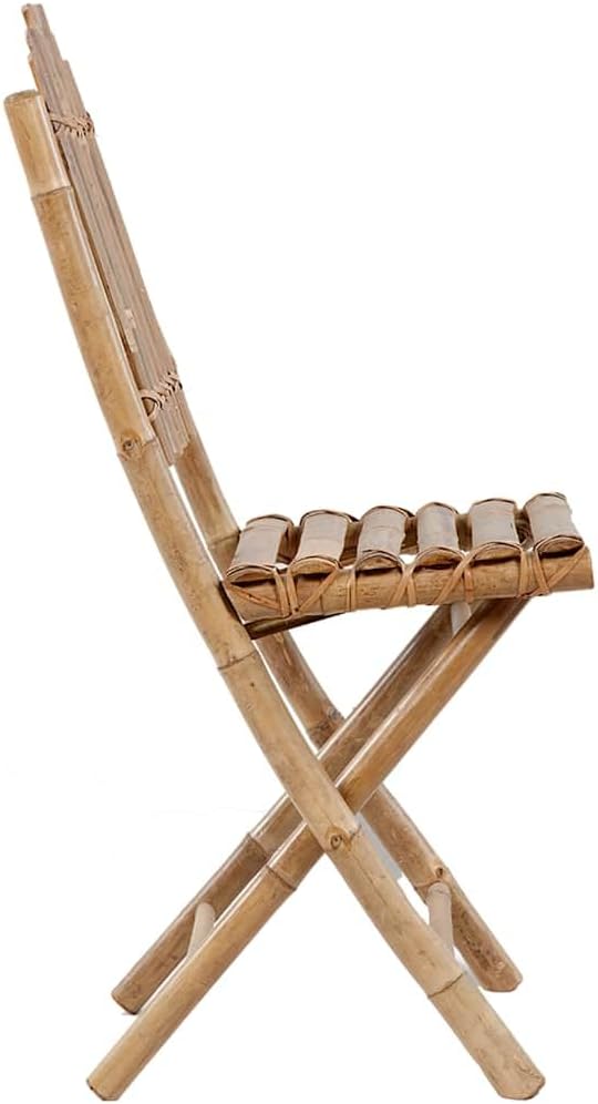 vidaXL 2X Gartenstuhl Klappbar mit Kissen Klappstuhl Essstuhl Gartenmöbel Klappstühle Stuhl Stühle G