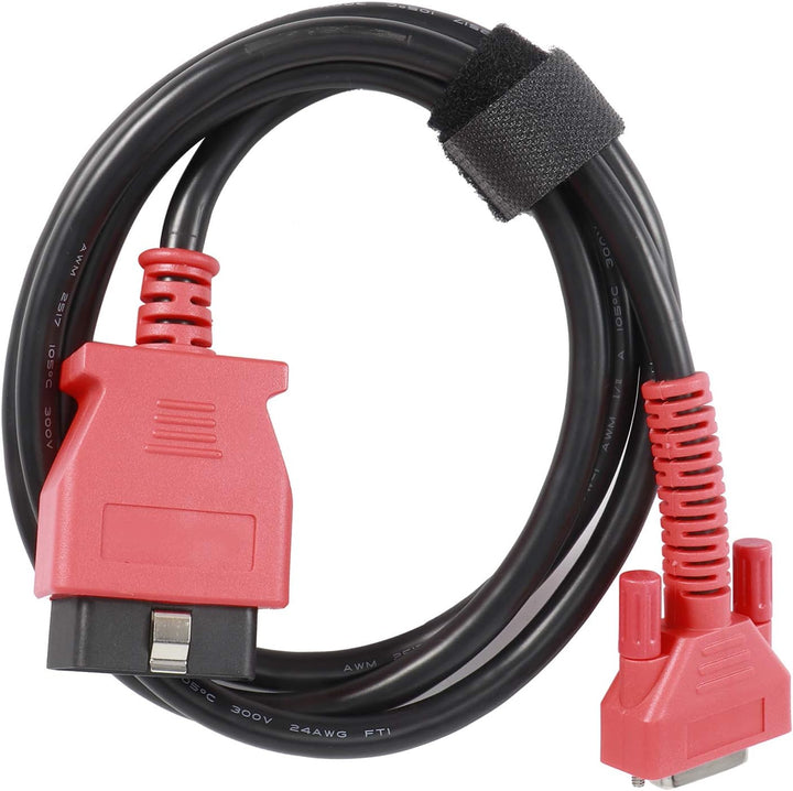 Qiilu OBD2 Auto Diagnosekabel, Scanner Haupttestdatenkabel OBD2 Kabelersatz Passend für MaxiSys MS90