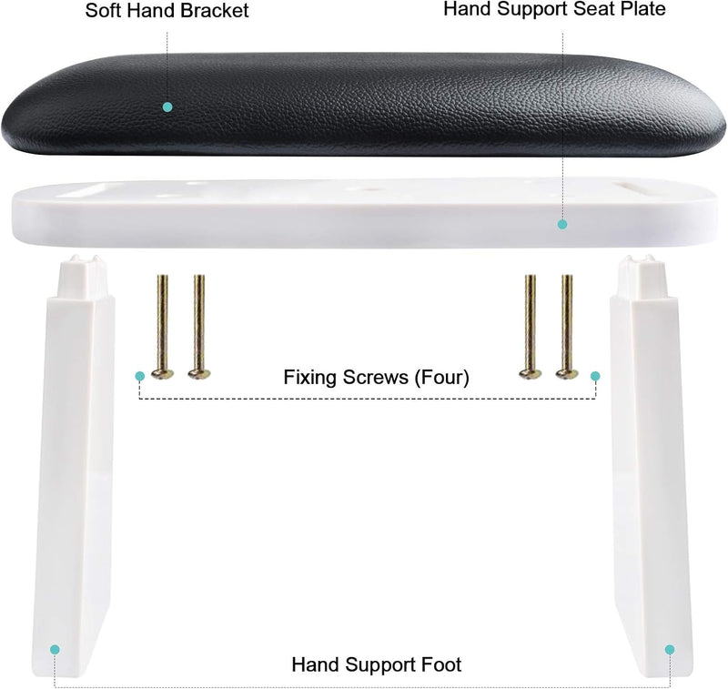 Kalolary Nail Arm Rest, Manikürekissen, verschleissfest, mit Armlehnenkissen, aus Mikrofaser-Leder,