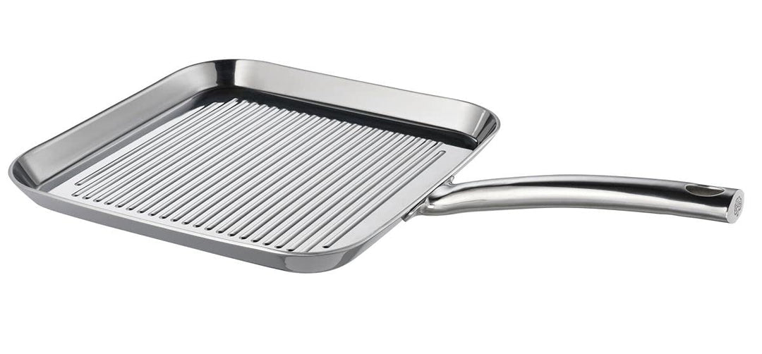 Schulte-Ufer Grillpfanne Skagen, 9557-24, Edelstahl, 24 x 24 cm
