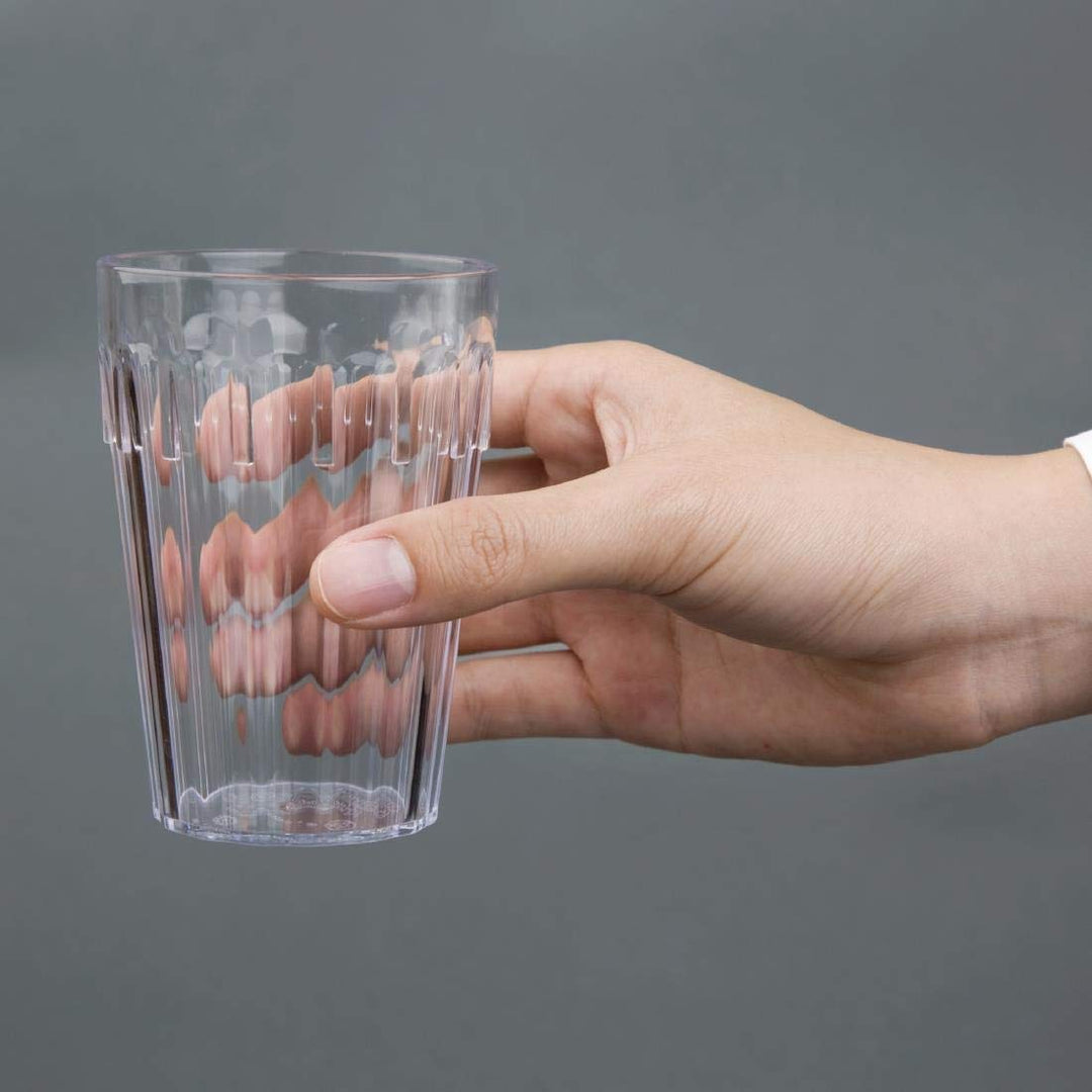 Olympia Kristallon Plastikbecher 254ml (12Stk) – Stapelbar K577