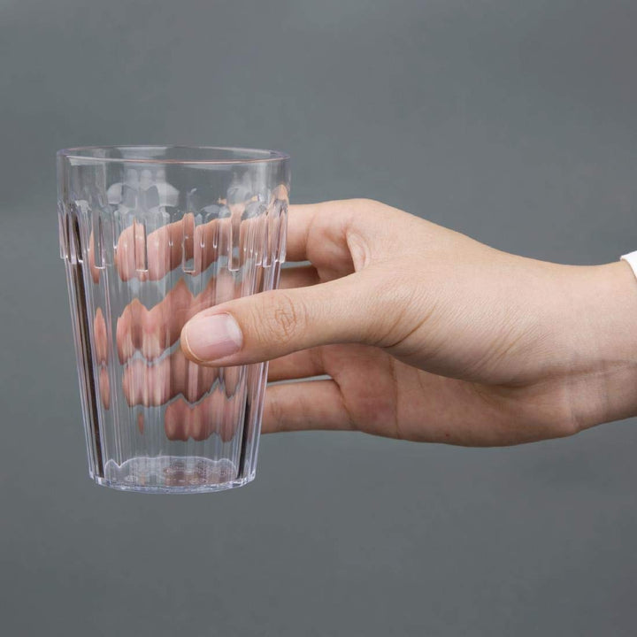 Olympia Kristallon Plastikbecher 254ml (12Stk) – Stapelbar K577
