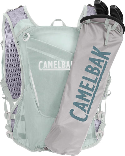 CAMELBAK Herren Zephyr Trinkweste Einheitsgrösse Grey / Blue, Einheitsgrösse Grey / Blue