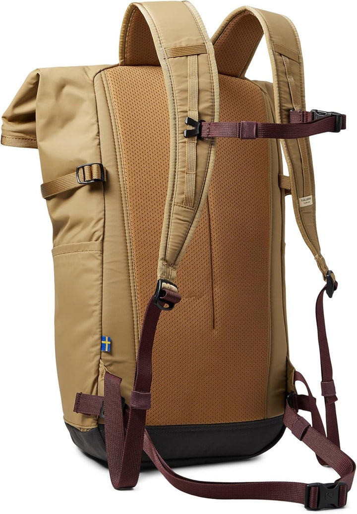 Fjällräven Unisex Erwachsene Rucksack High Coast Foldsack 24 24 L Clay, 24 L Clay
