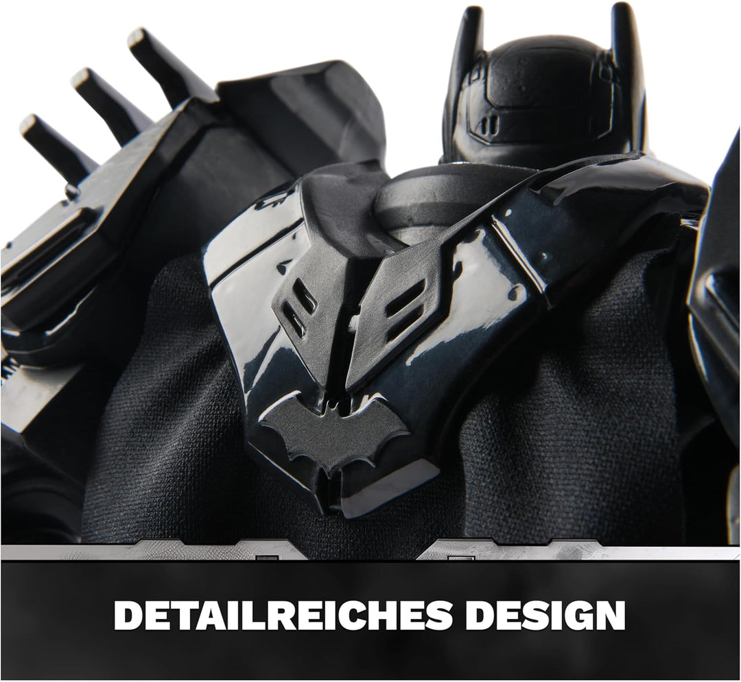 DC Metal Force Batman Action-Figur, 30cm gross, mit 8 Bewegungspunkten für actionreiche Abenteuer. F