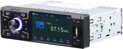 Creasono 1 DIN Radio: MP3-Autoradio mit TFT-Farbdisplay, Bluetooth, Freisprecher, 4X 45 Watt (Autora