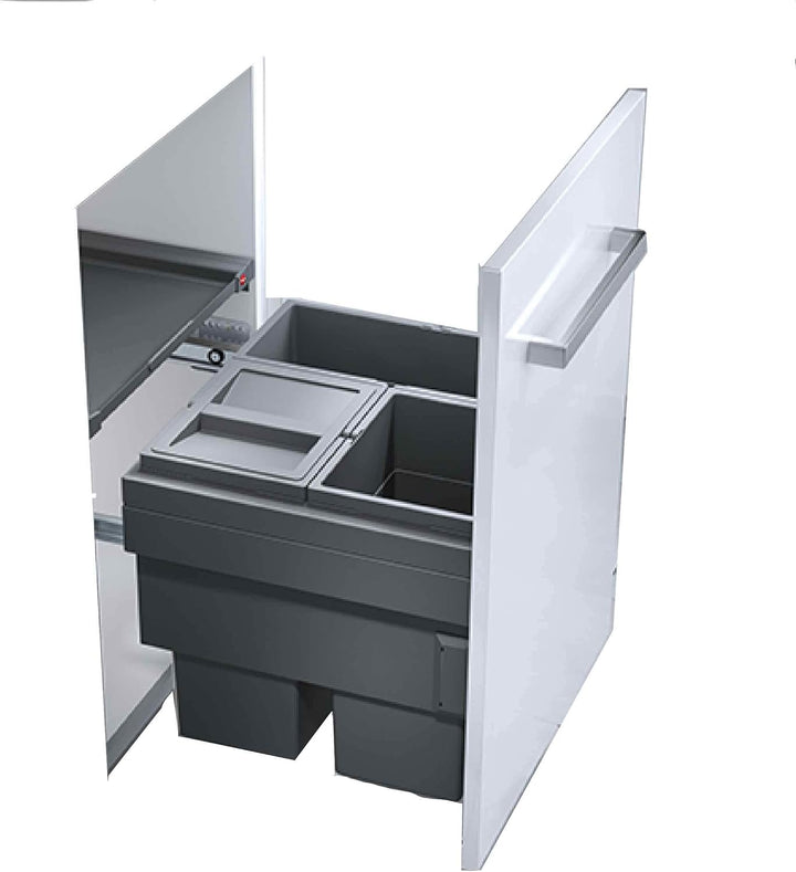 Hailo Abfallsammler 50cm Unterschrank Auszug CS Slide 50.3/44 Cargo Synchro 44 L