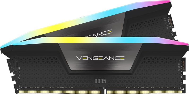 Corsair VENGEANCE RGB DDR5 RAM 48GB (2x24GB) 5600MHz CL40 Intel XMP iCUE Kompatibel Computer Speiche