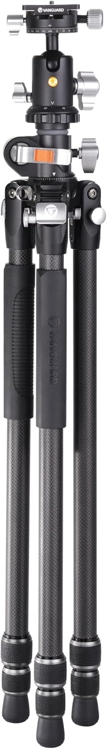 Vanguard VEO 3+ 263CB160S - Stativ mit Kugelkopf (360 Grad drehbar) Carbon 26mm Kugel, Carbon 26mm K