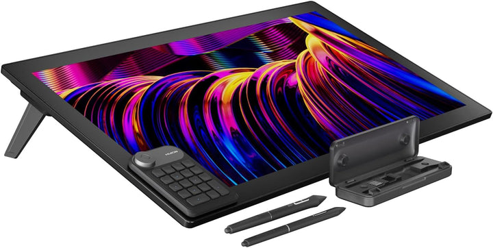 HUION KAMVAS Pro 27 4K Auflösung UHD Grafiktablett mit Display, Zeichentablett mit Dual-Pen Powered