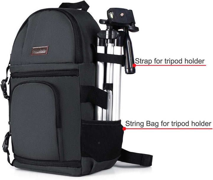 MOSISO Kameratasche Brust, DSLR/SLR/Spiegellose Kamera Rucksack Tasche Stossfester Fotografie Rucksa