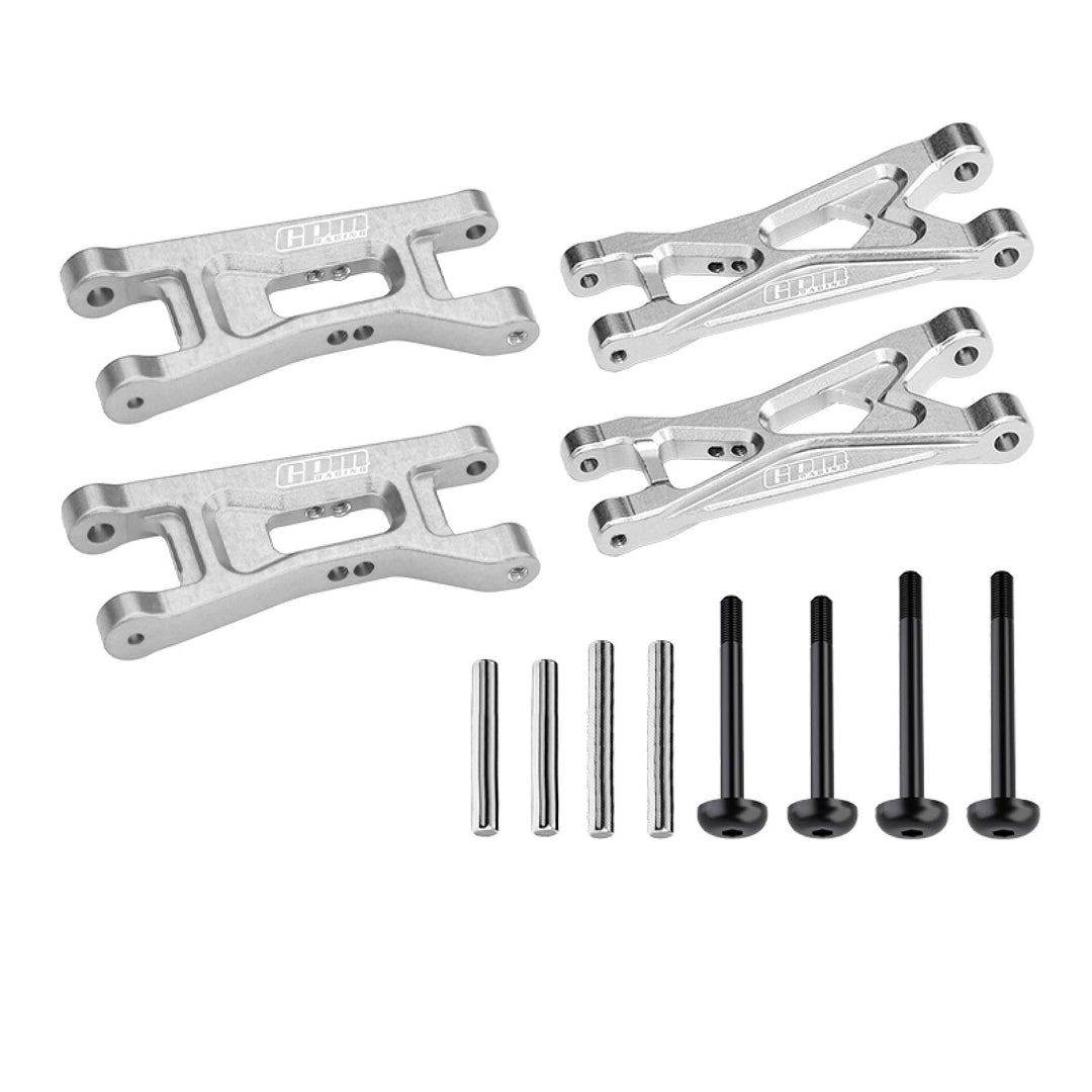 GPM Racing 7075 Alloy Front & Rear Lower Arms Aluminium Upgrade Combo for LOSI 1/24 Micro-B 2WD Bugg