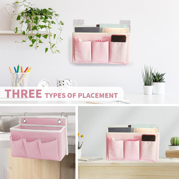 2 Stück Wand Organizer Tasche Hängekörbe Mit Grosser Mesh Abteilung Und 3 Taschen Tür Organizer Plat