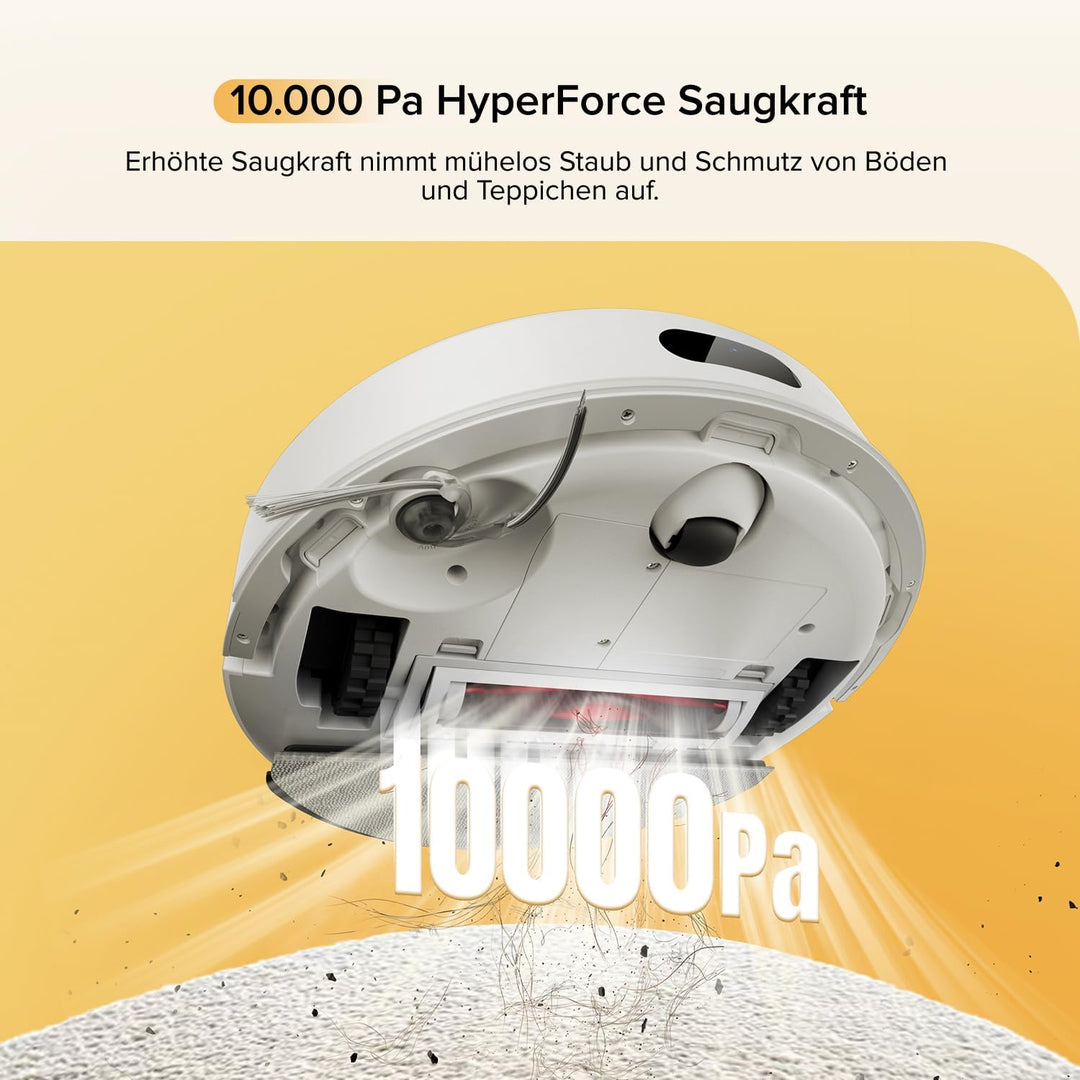 roborock Q7 M5 Saugroboter mit Wischfunktion, 10.000Pa Starker Saugkraft, Dual Anti-Tangle-System, 1