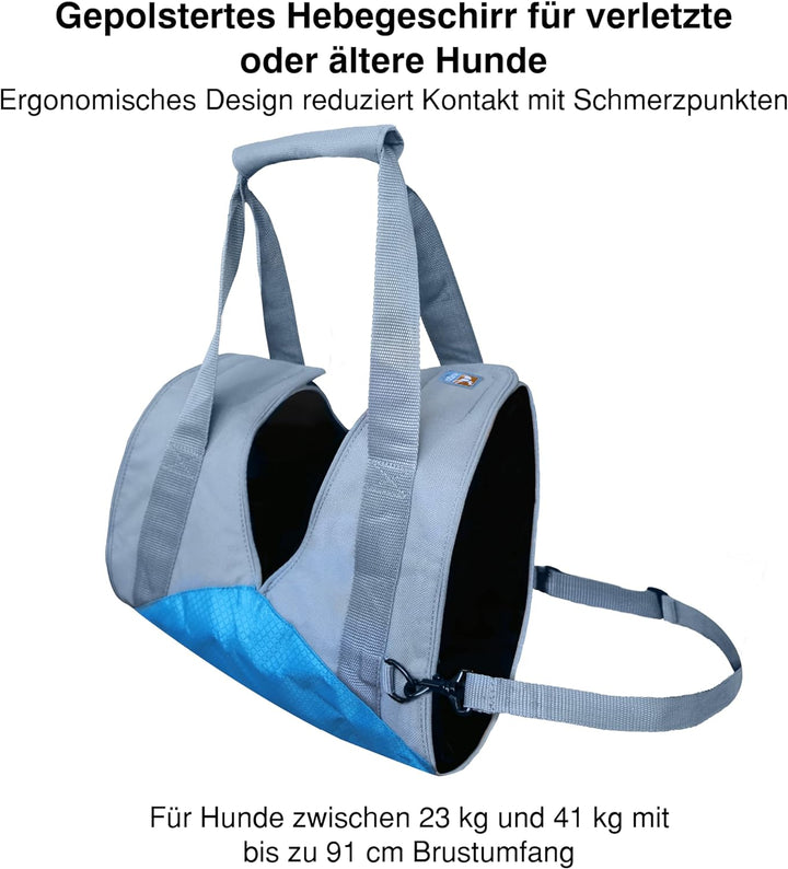 Kurgo Up and About Hebegeschirr für Hunde, ergonomisches Design, Hilft dem Hund beim Treppensteigen