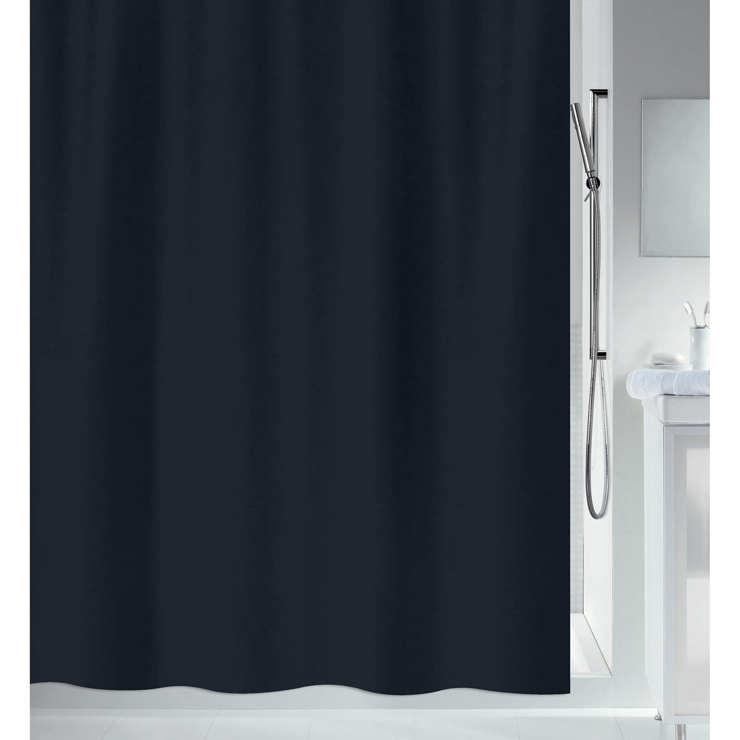 Spirella Anti-Schimmel Duschvorhang - Anti-Bakteriell, waschbar, wasserdicht - Polyester, „Primo “ 1