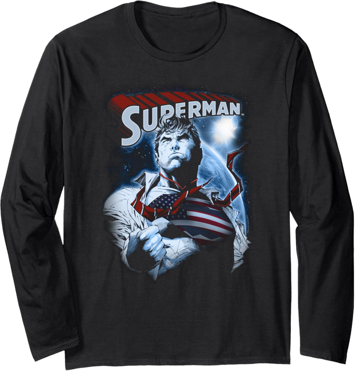 Superman Honor and Protect Langarmshirt