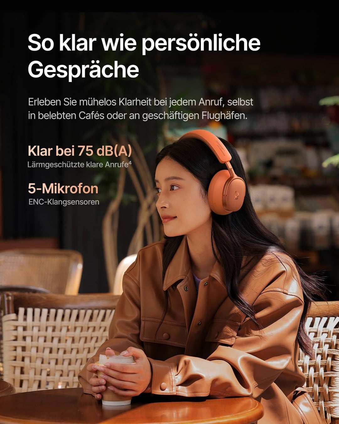 Baseus Inspire XH1 Over-Ear Kopfhörer mit Noise Cancelling, Sound by Bose, Cloud-Komfort, Dolby Audi
