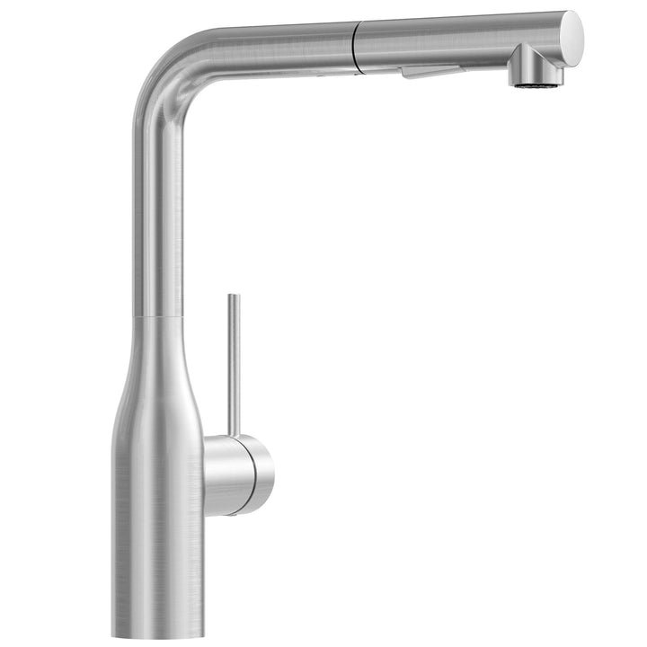 CECIPA Wasserhahn Küche Ausziehbar, Hochdruck Küchenarmatur Edelstahl, 360° Schwenk Armatur Küche, R