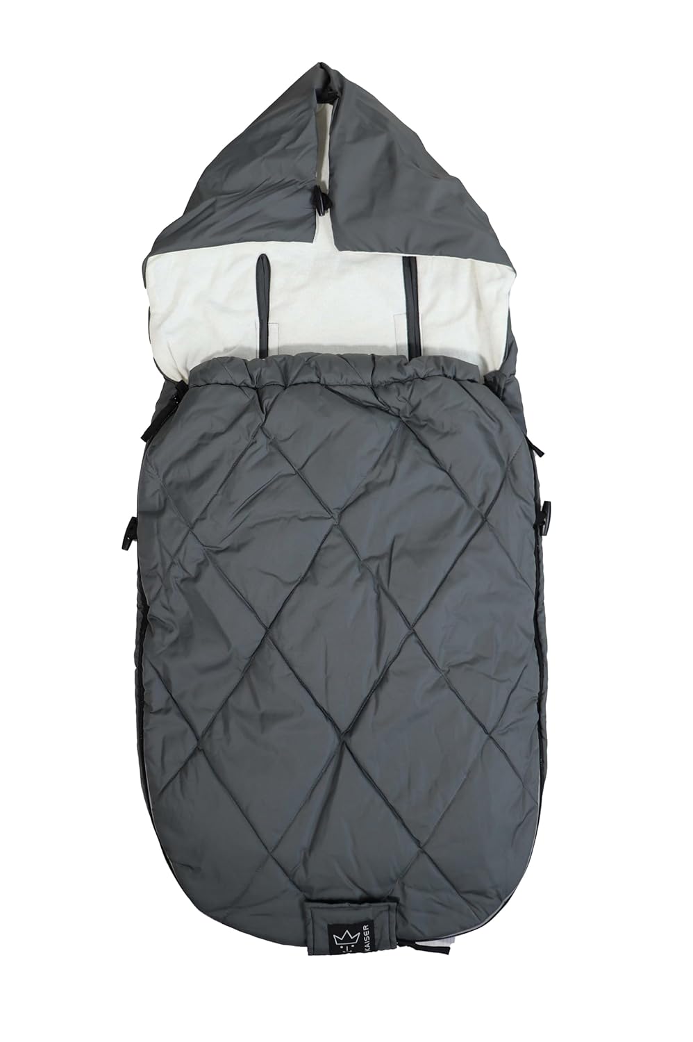 rainy sommer fusssack kinderwagen kaiser 6578724 (dark grey), dark grey