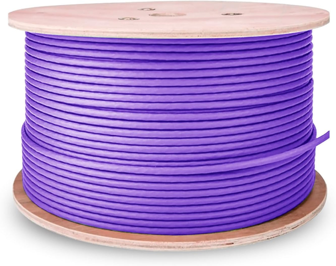 AISENS - A135-0748 - Netzwerkkabel RJ45 LSZH Cat.6 UTP Rigido AWG23 CCA (Aleation), Violett, 305M