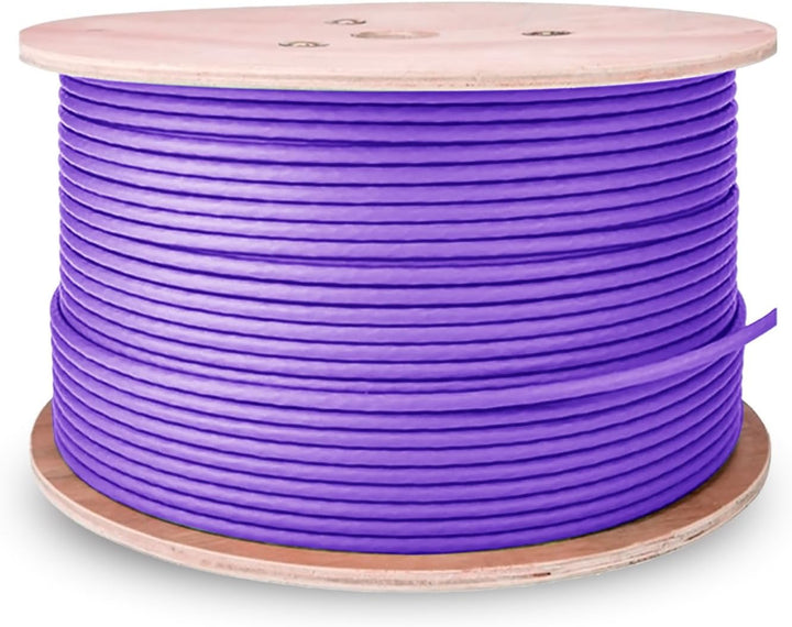 AISENS - A135-0748 - Netzwerkkabel RJ45 LSZH Cat.6 UTP Rigido AWG23 CCA (Aleation), Violett, 305M