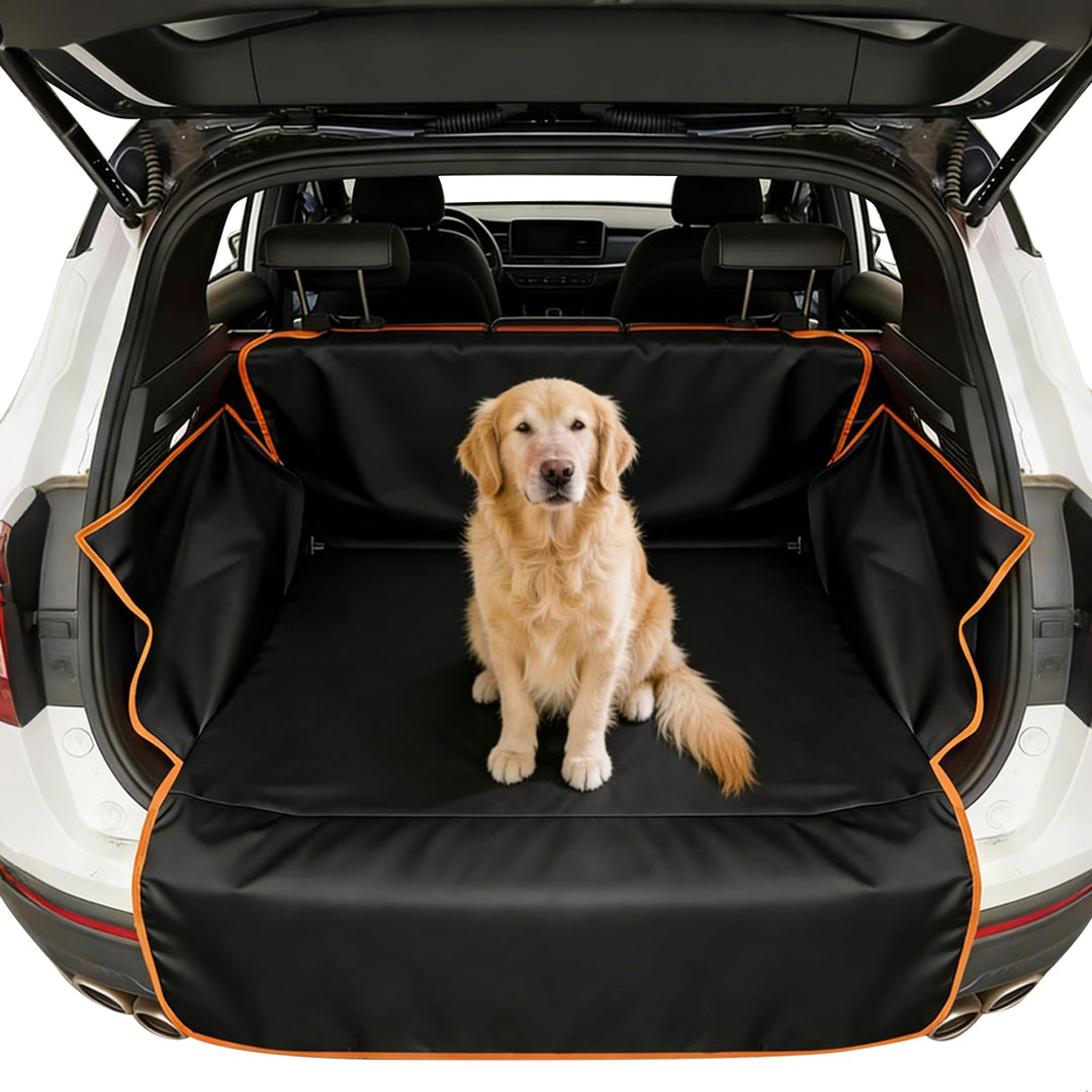 Hundebett Kofferraum Auto, Hundematte Auto Rückbank 180x105cm, Wasserdichter Rücksitzschoner Hund mi