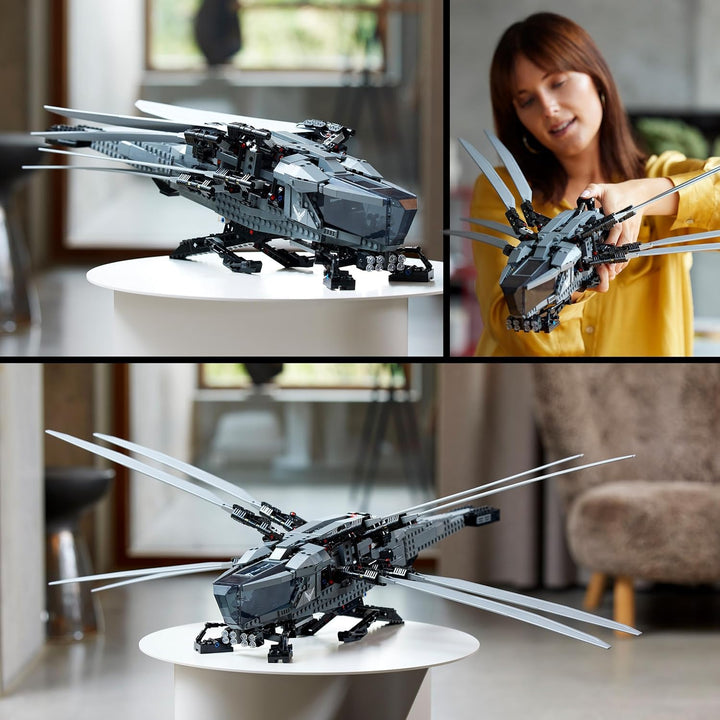 LEGO 10327 Icons Dune Atreides Royal Ornithopter, Set zum Sammeln für Erwachsene & City Burger-Truck