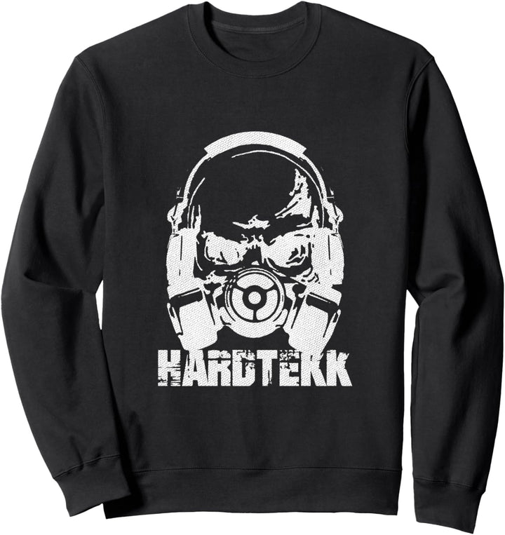 Hardtekk Gasmaske Hardcore Rave Speedcore Tekkno Festival Sweatshirt