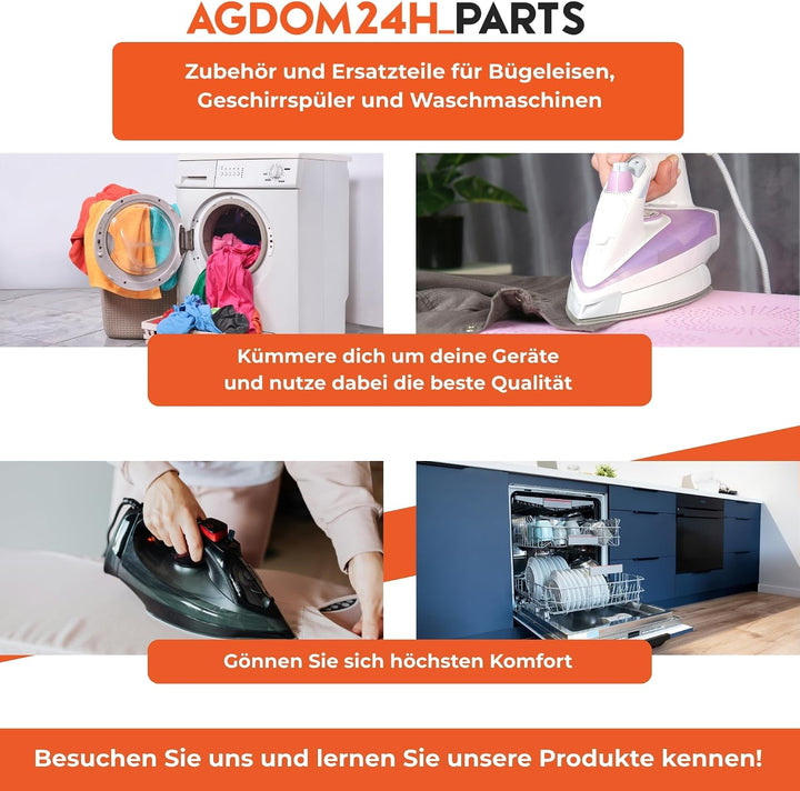 agdom24h_parts Entkalkungsbehälter für Dampfgenerator, Dampfbügelstation, kompatibel mit Philips Per