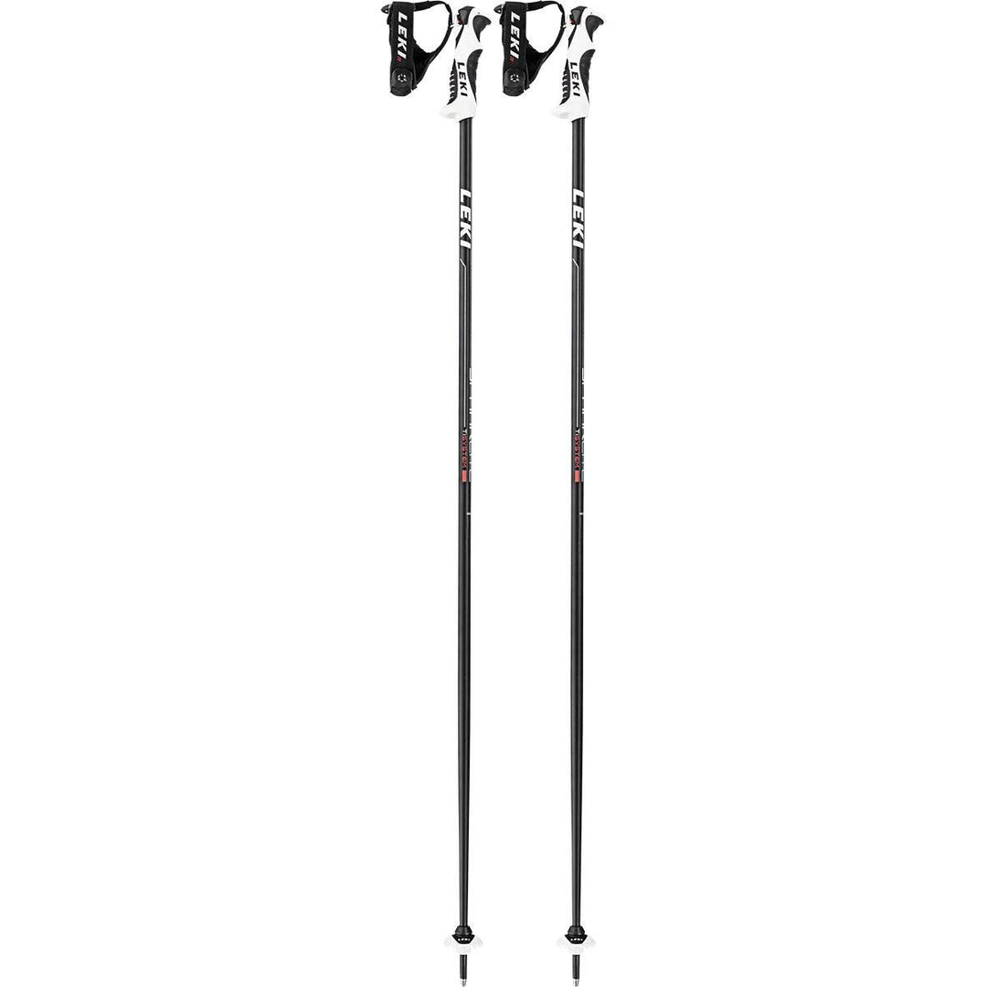 LEKI Spark Lite S Skistöcke 110 cm Schwarz/Anthrazit (Hell)/Weiss/Neonrot, 110 cm Schwarz/Anthrazit