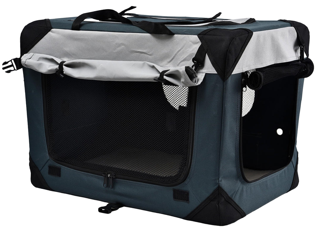 Dehner Lieblinge Transporttasche Brian für Hund oder Katze, ca. 106 x 70 x 69 cm, Polyester/Kuntstof