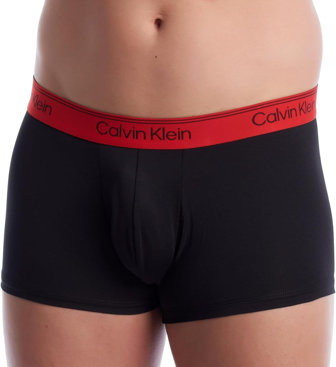 Calvin Klein Baumwolle Stretch 3 Pack Boxer Short, Schwarz Mit Blau/erdbeerfeld/schwarz S 0az - Blac