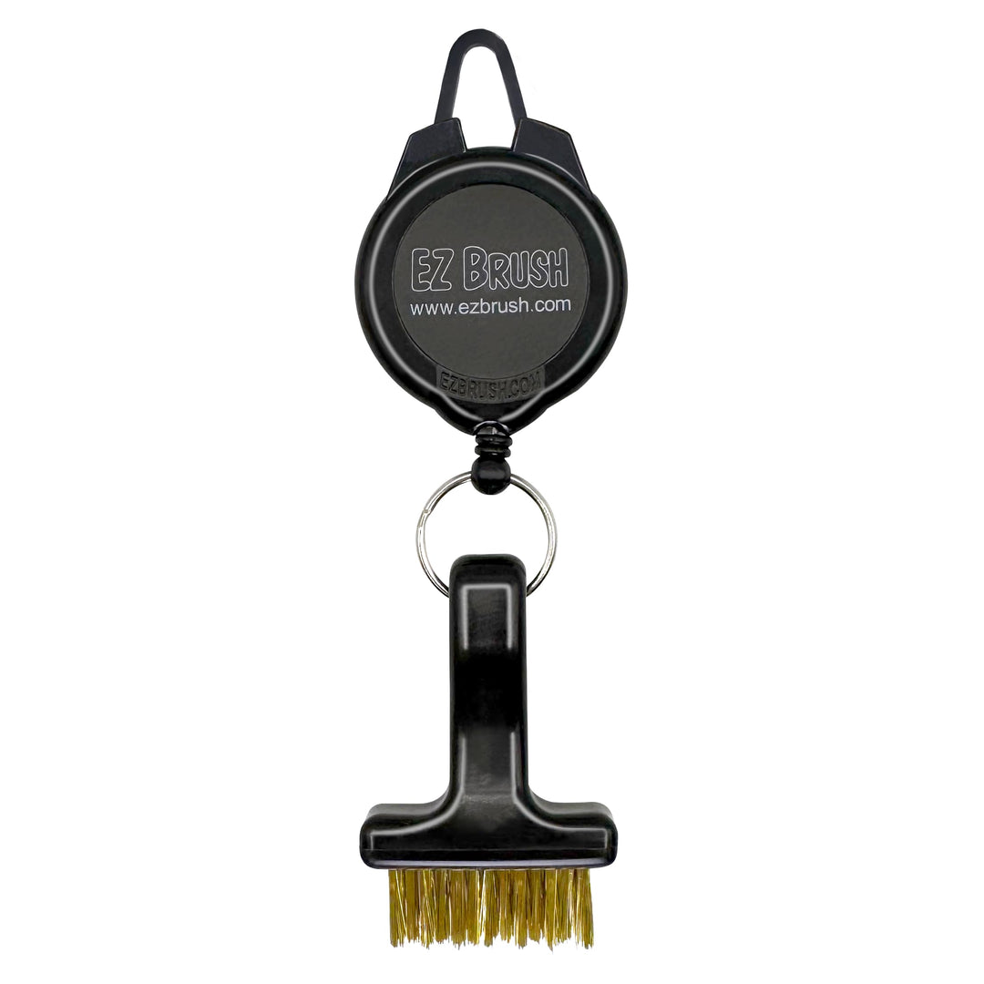 EZ Brush Ultimate Golfbürste zum Anklippen, Schwarz 1