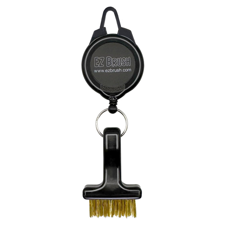 EZ Brush Ultimate Golfbürste zum Anklippen, Schwarz 1