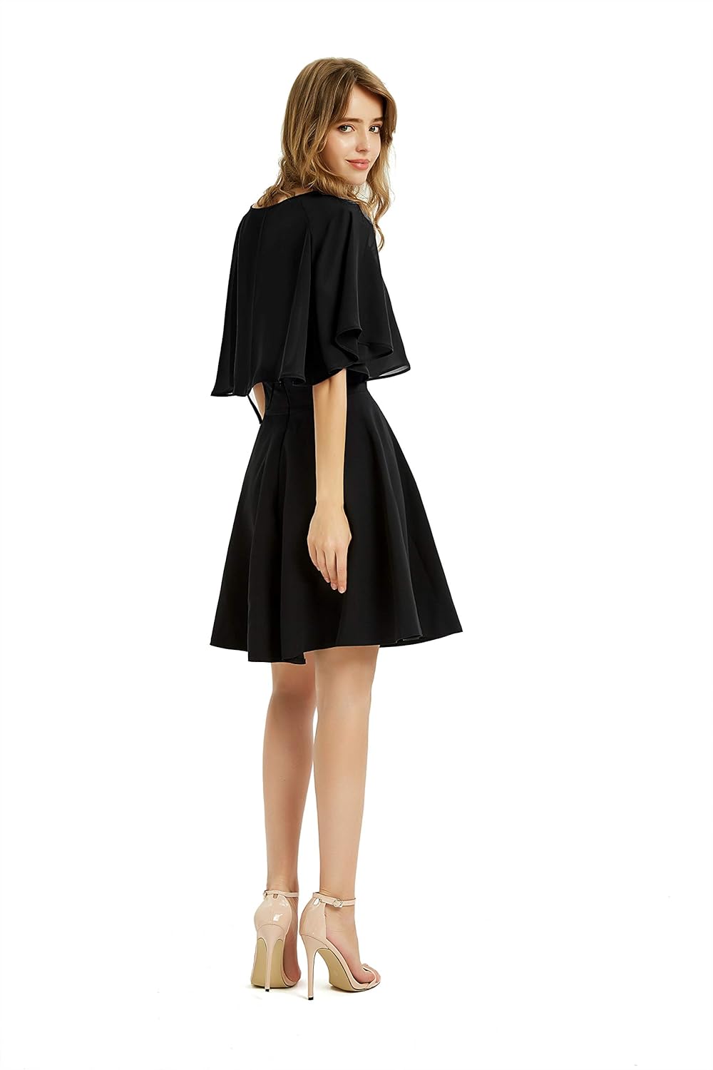 BUCUXE Weicher Chiffon-Schal für Damen, für Abendkleid, Hochzeit, Umhang, Bolero, Überwurf Einheitsg